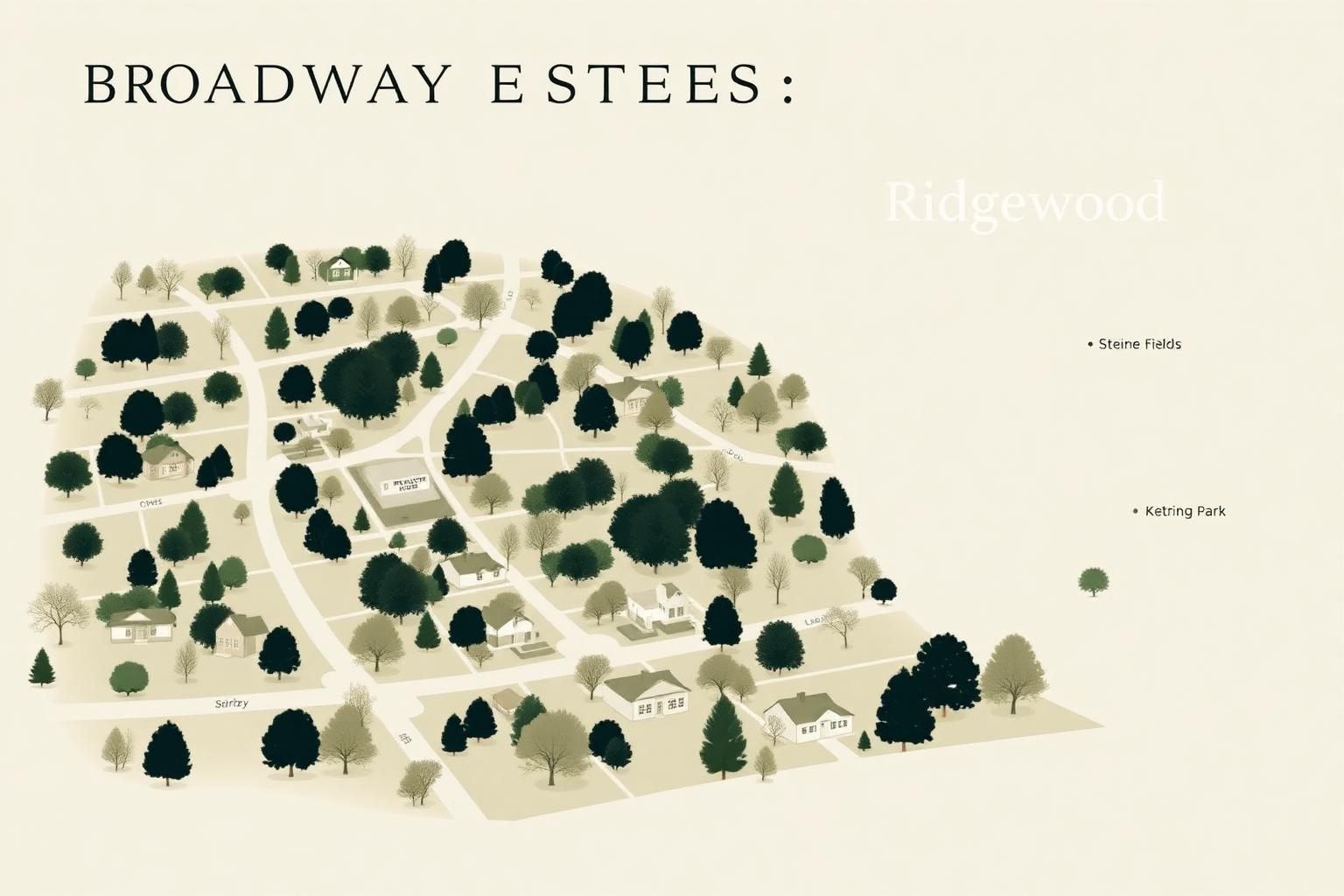 Broadway Estates / Ridgewood — real photograph
