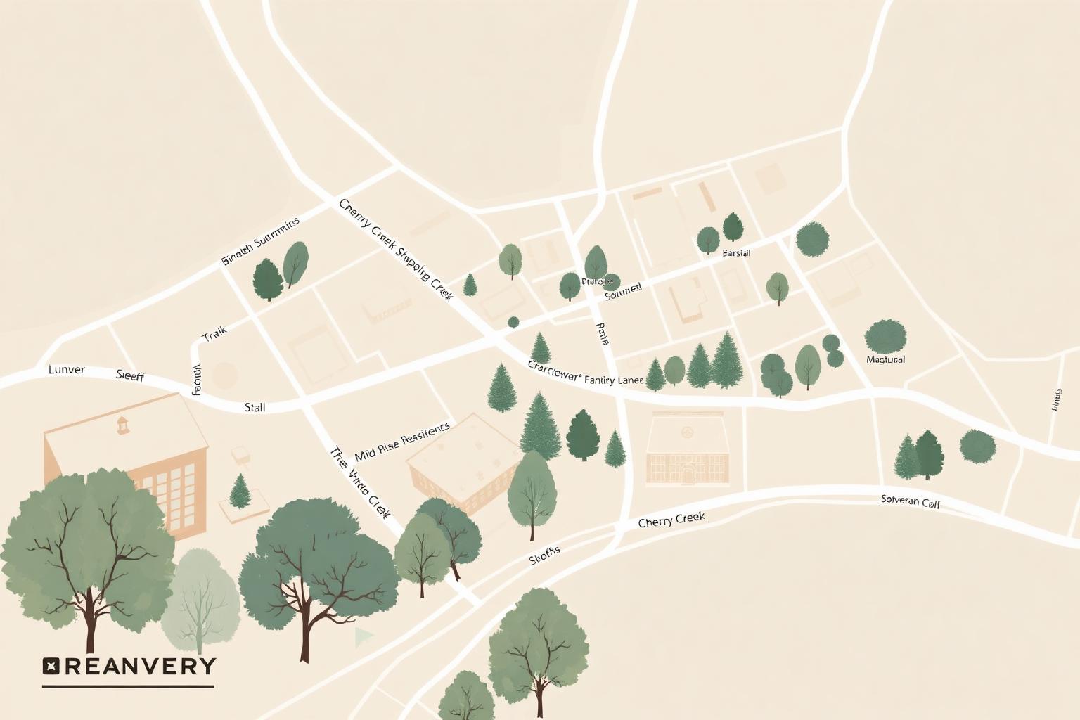 Cherry Creek map
