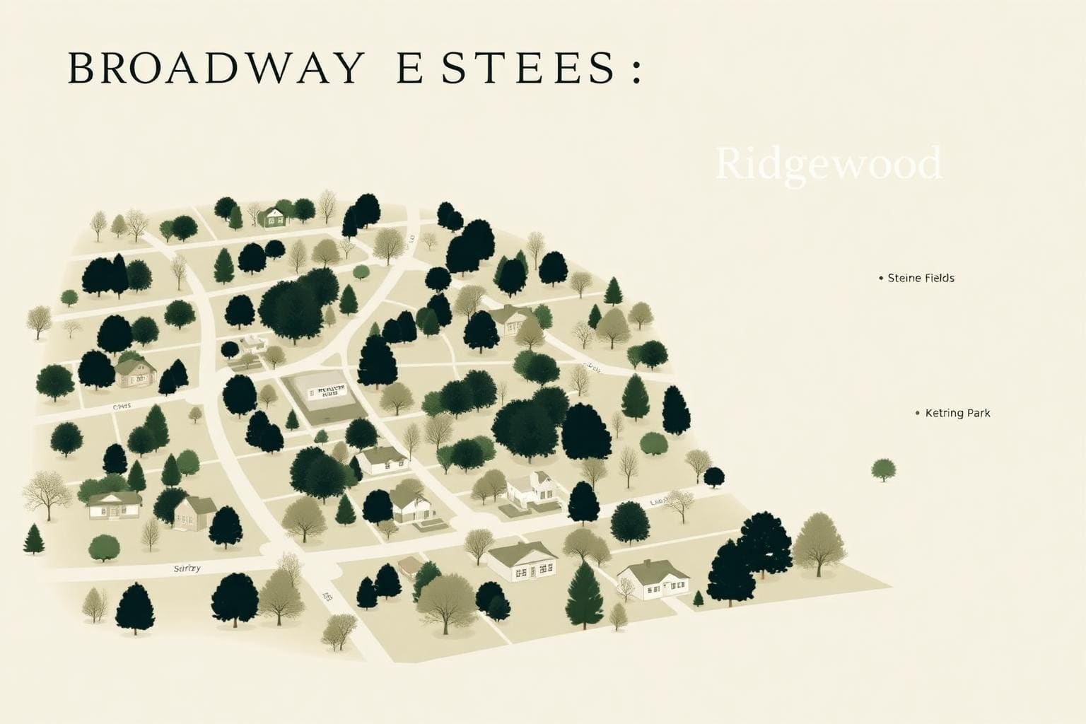 Broadway Estates / Ridgewood — real photograph