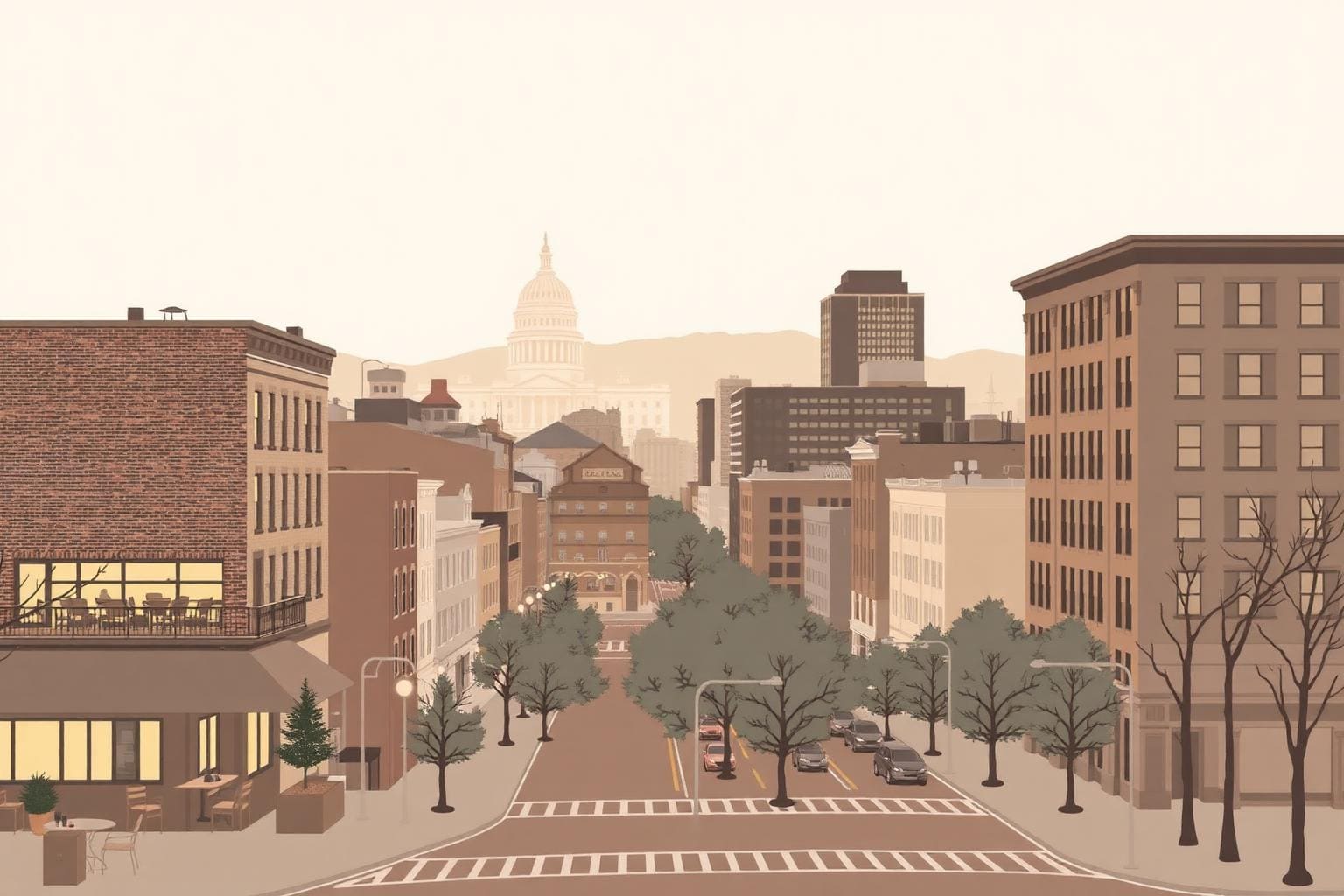 North Capitol Hill — real photograph